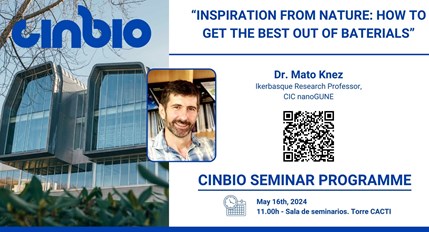 Mato Knez - CINBIO Seminar Programme